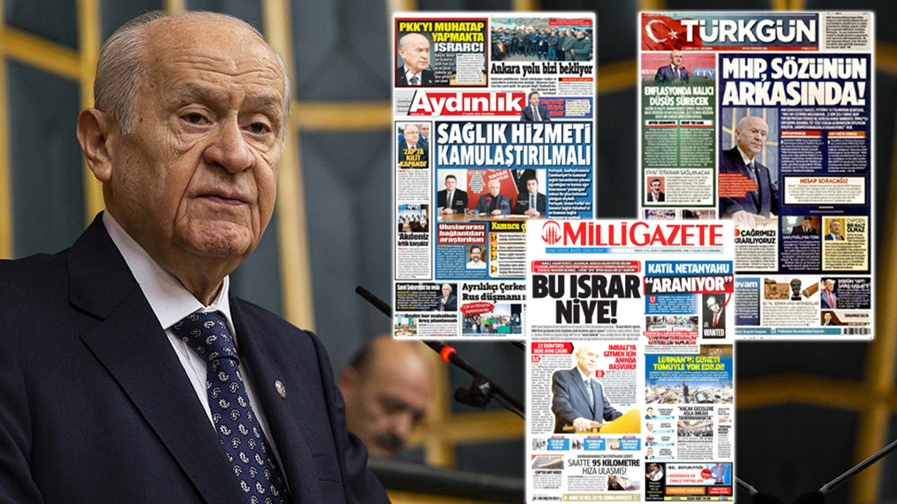 Aydınlık ve Milli Gazete’den Bahçeli’ye: Bu ısrar neden… Yanıt Türkgün’den geldi